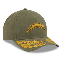 Los Angeles Chargers New Era x Alpha Industries A-Frame 9FORTY Adjustable Hat Olive | NFL