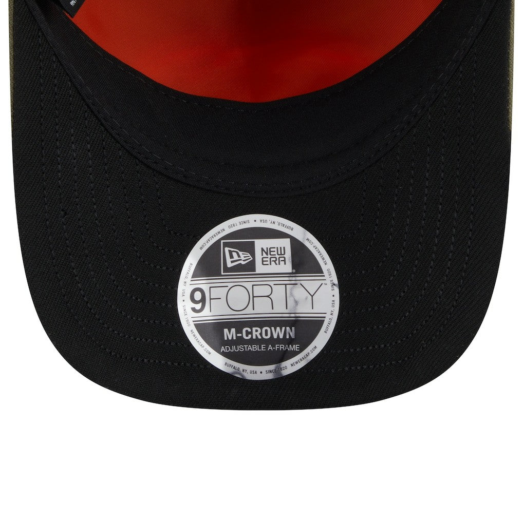 Los Angeles Chargers New Era x Alpha Industries A-Frame 9FORTY Adjustable Hat Olive | NFL