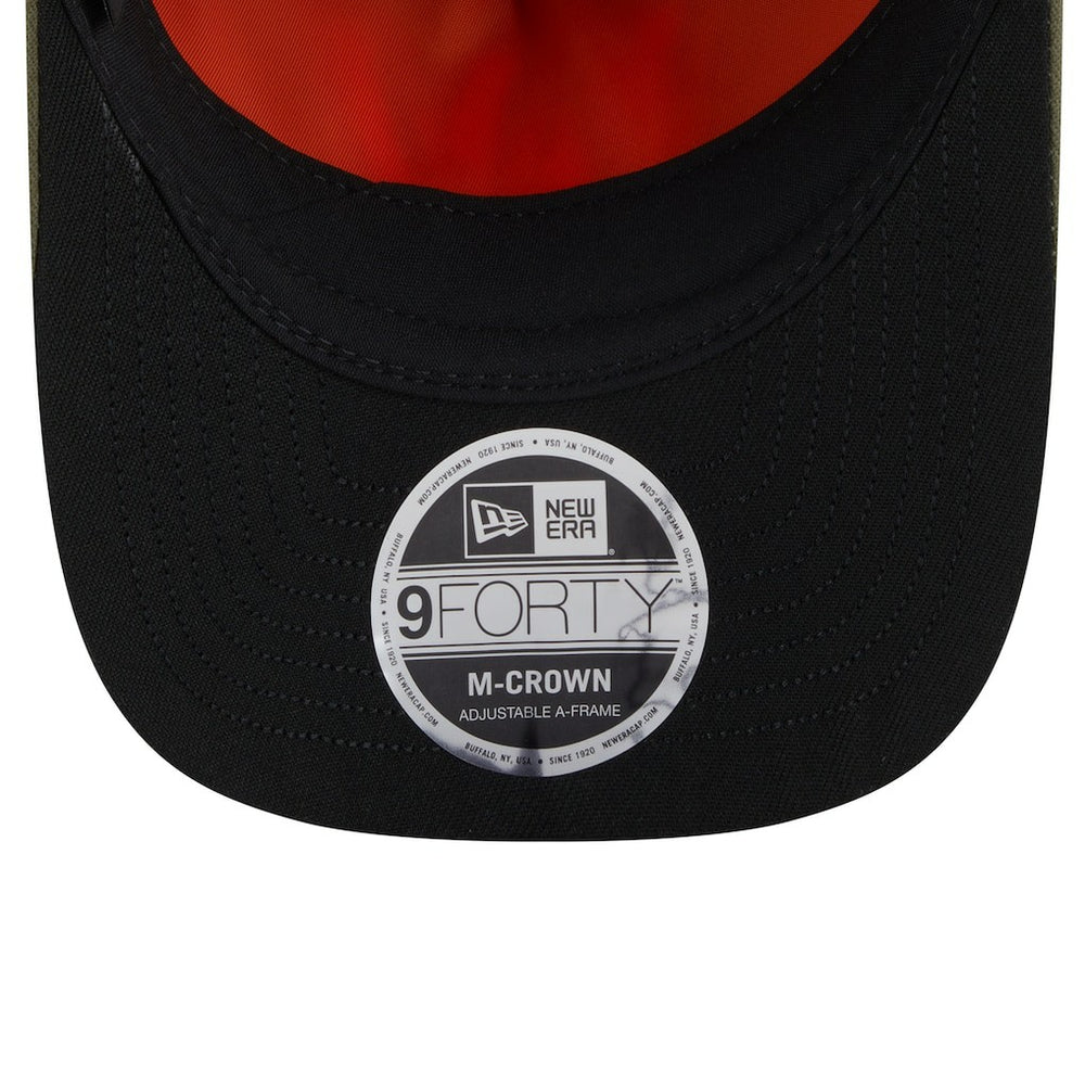 Los Angeles Rams New Era x Alpha Industries A-Frame 9FORTY Adjustable Hat Olive | NFL