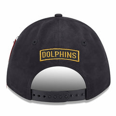 Miami Dolphins New Era x Alpha Industries A-Frame 9FORTY Adjustable Hat Black | NFL