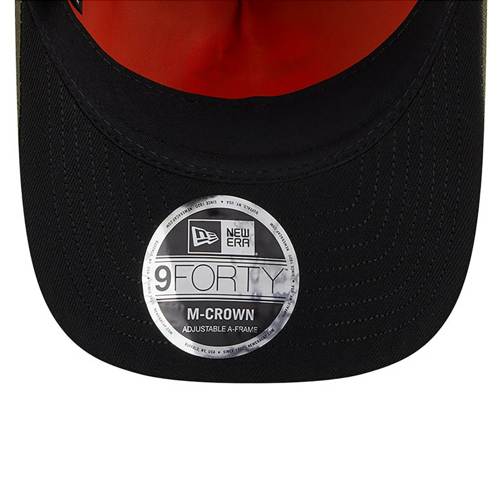 Pittsburgh Steelers New Era x Alpha Industries A-Frame 9FORTY Adjustable Hat Olive | NFL