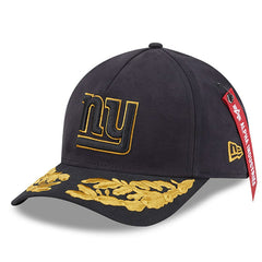 New York Giants New Era x Alpha Industries A-Frame 9FORTY Adjustable Hat Black | NFL