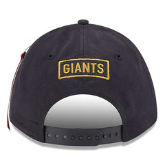 New York Giants New Era x Alpha Industries A-Frame 9FORTY Adjustable Hat Black | NFL