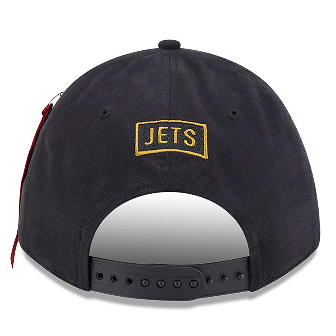 New York Jets New Era x Alpha Industries A-Frame 9FORTY Adjustable Hat Black | NFL