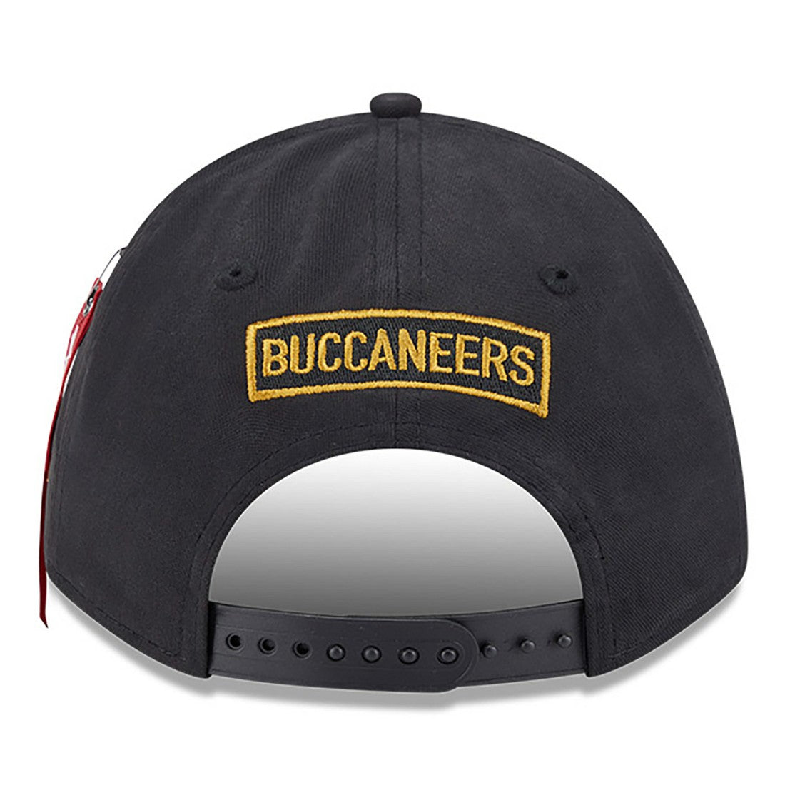Tampa Bay Buccaneers New Era x Alpha Industries A-Frame 9FORTY Adjustable Hat Black | NFL