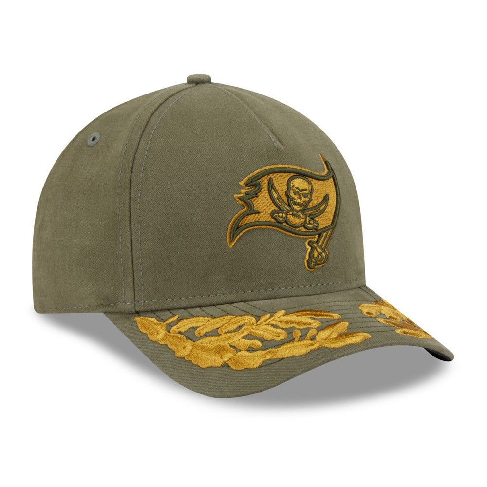 Tampa Bay Buccaneers New Era x Alpha Industries A-Frame 9FORTY Adjustable Hat Olive | NFL