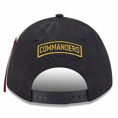 Washington Commanders New Era x Alpha Industries A-Frame 9FORTY Adjustable Hat Black | NFL