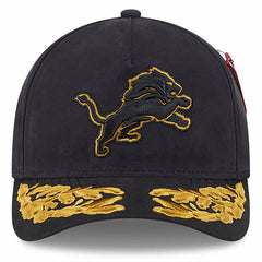 Detroit Lions New Era x Alpha Industries A-Frame 9FORTY Adjustable Hat Black | NFL