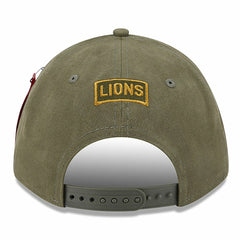 Detroit Lions New Era x Alpha Industries A-Frame 9FORTY Adjustable Hat Olive | NFL