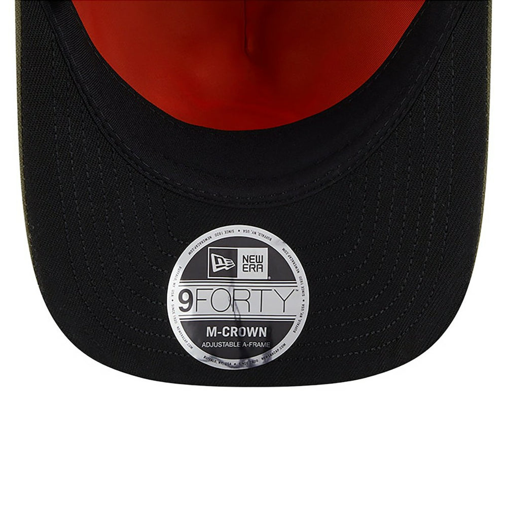 Detroit Lions New Era x Alpha Industries A-Frame 9FORTY Adjustable Hat Olive | NFL