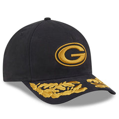 Green Bay Packers New Era x Alpha Industries A-Frame 9FORTY Adjustable Hat Black | NFL