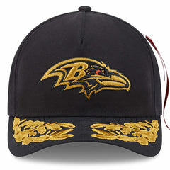 Baltimore Ravens New Era x Alpha Industries A-Frame 9FORTY Adjustable Hat Black | NFL