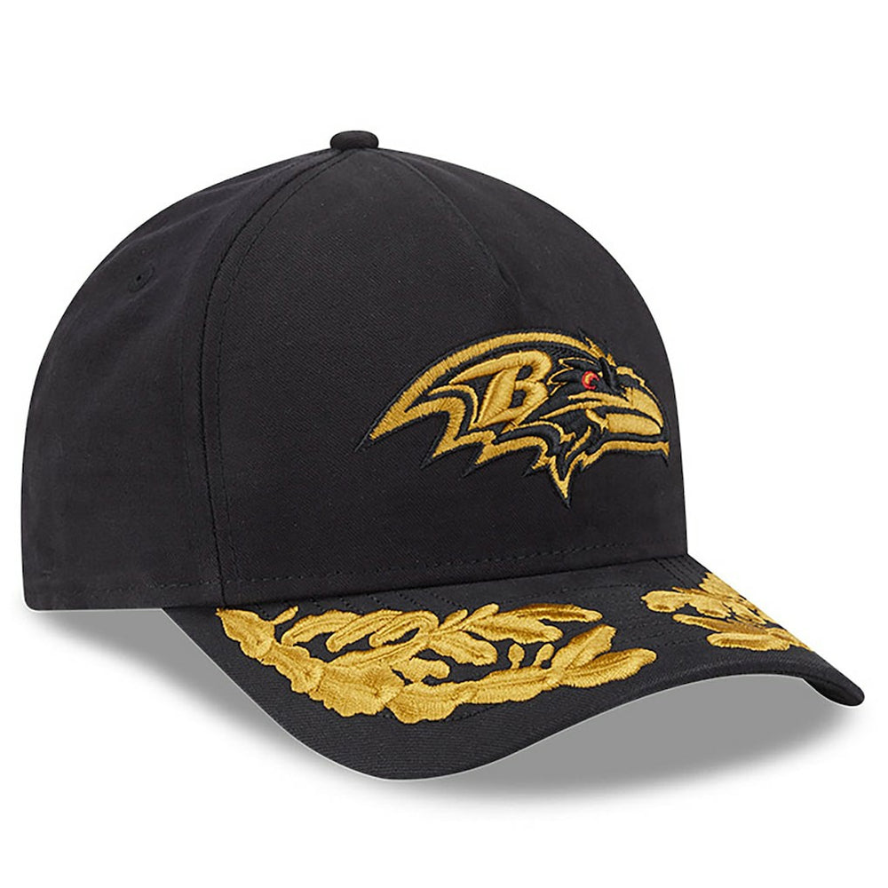 Baltimore Ravens New Era x Alpha Industries A-Frame 9FORTY Adjustable Hat Black | NFL