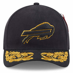 Buffalo Bills New Era x Alpha Industries A-Frame 9FORTY Adjustable Hat Black | NFL