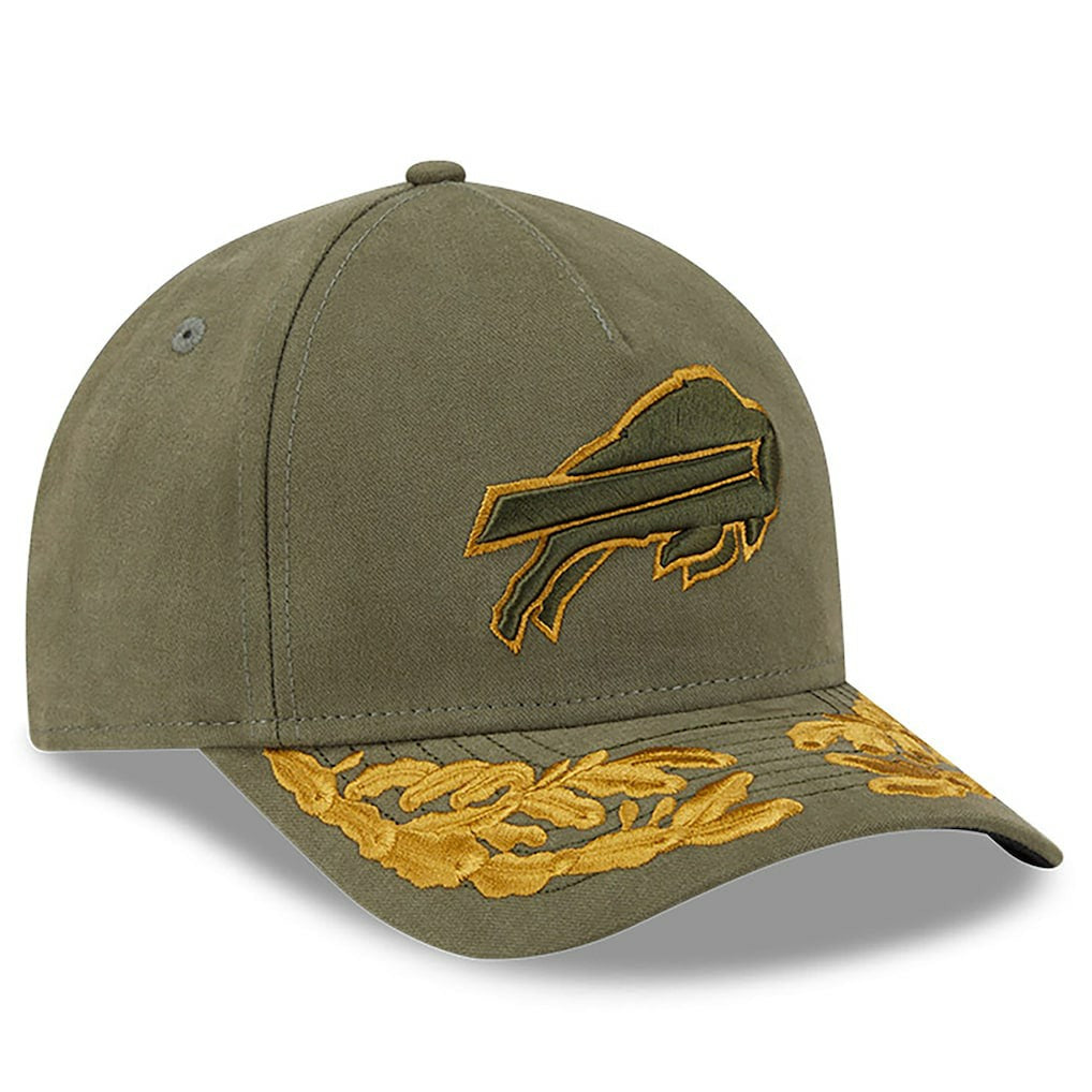 Buffalo Bills New Era x Alpha Industries A-Frame 9FORTY Adjustable Hat Olive | NFL