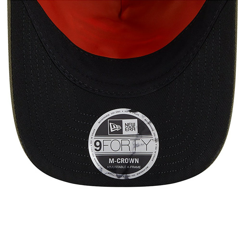 Buffalo Bills New Era x Alpha Industries A-Frame 9FORTY Adjustable Hat Olive | NFL