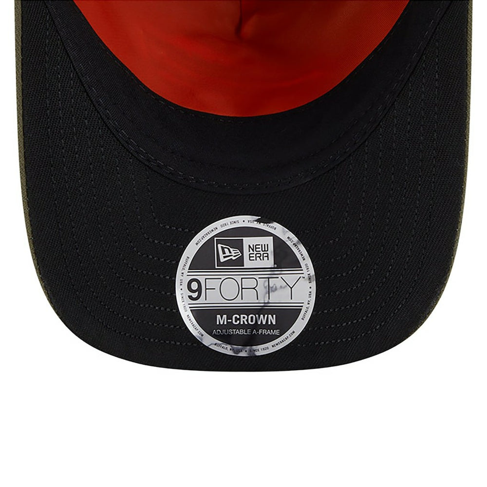 Buffalo Bills New Era x Alpha Industries A-Frame 9FORTY Adjustable Hat Olive | NFL