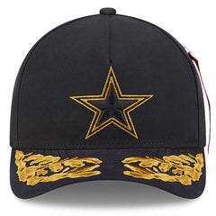 Dallas Cowboys New Era x Alpha Industries A-Frame 9FORTY Adjustable Hat Black | NFL