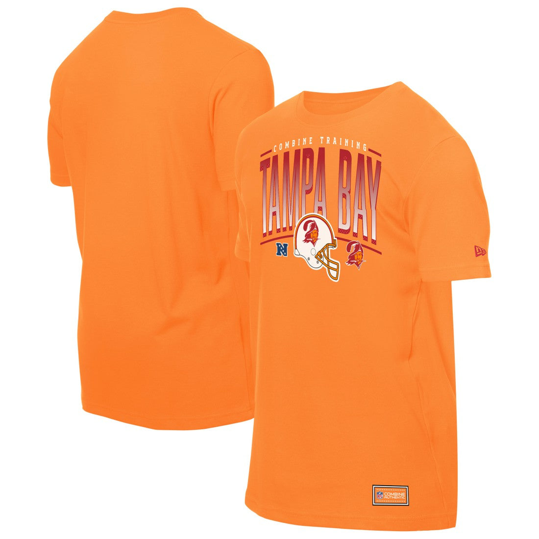 Tampa Bay Buccaneers New Era Combine Authentic Training Throwback T-Shirt Orange | NFL