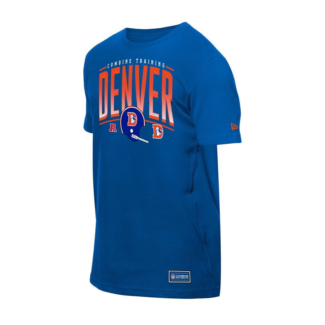 Denver Broncos New Era Combine Authentic Training Throwback T-Shirt Royal | NFL