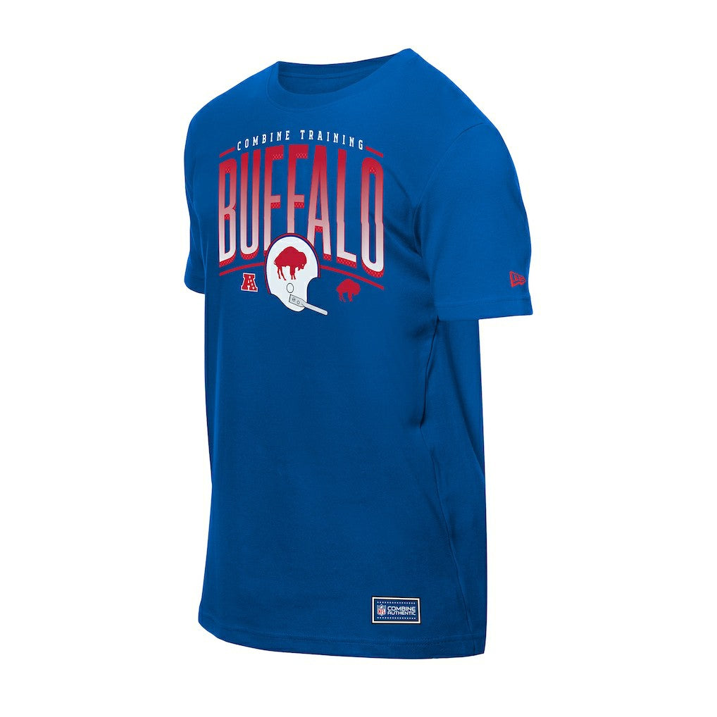 Buffalo Bills New Era Combine Authentic Training Throwback T-Shirt Royal | NFL