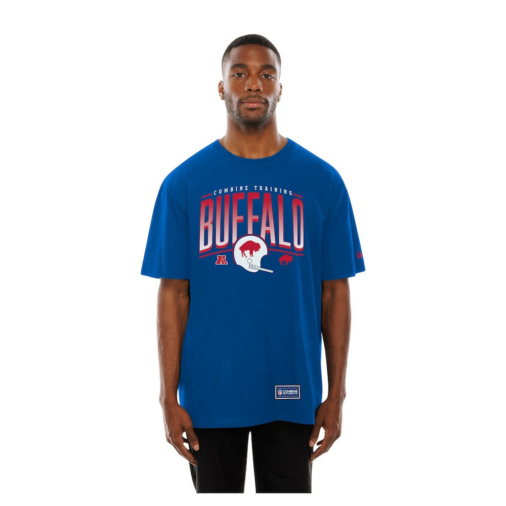 Buffalo Bills New Era Combine Authentic Training Throwback T-Shirt Royal | NFL