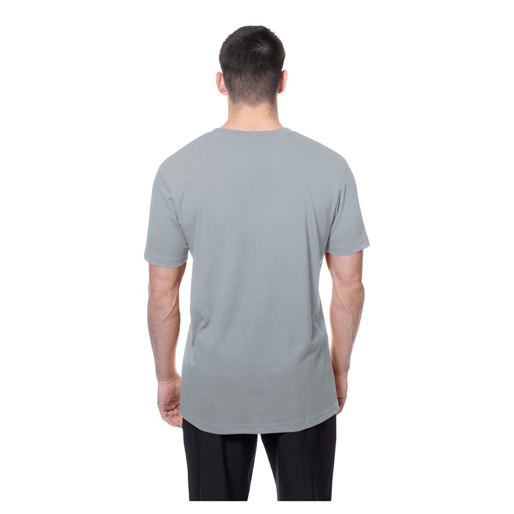Detroit Lions New Era Combine Authentic Helmet T-Shirt Silver | NFL