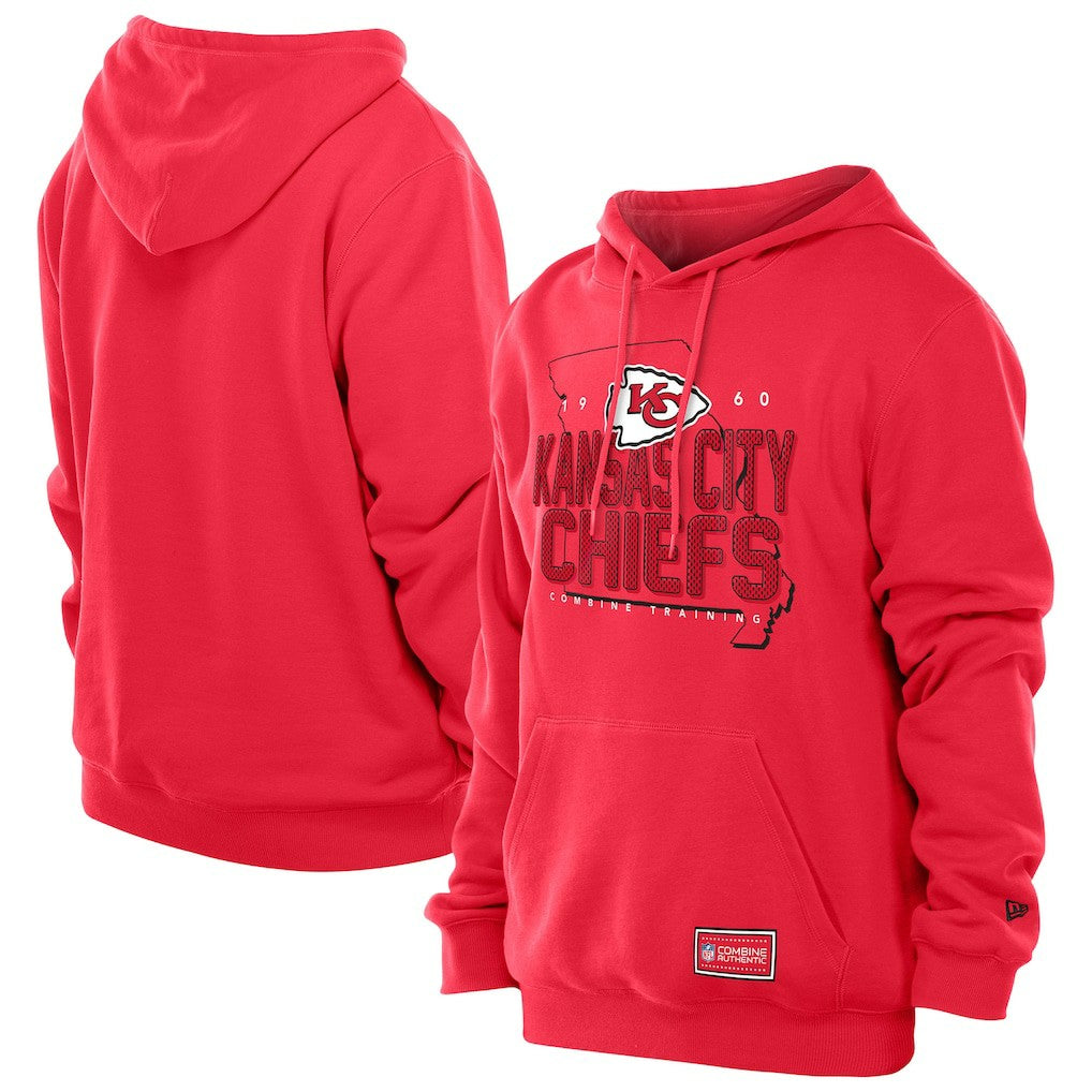 Kansas City Chiefs New Era Combine Authentic Local State Throwback Hoodie Red | NFL