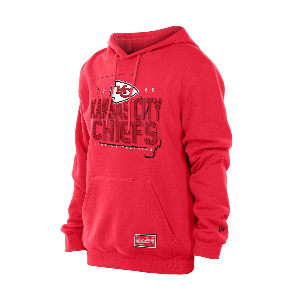 Kansas City Chiefs New Era Combine Authentic Local State Throwback Hoodie Red | NFL