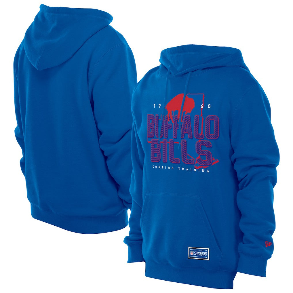 Buffalo Bills New Era Combine Authentic Local State Throwback Hoodie Royal | NFL