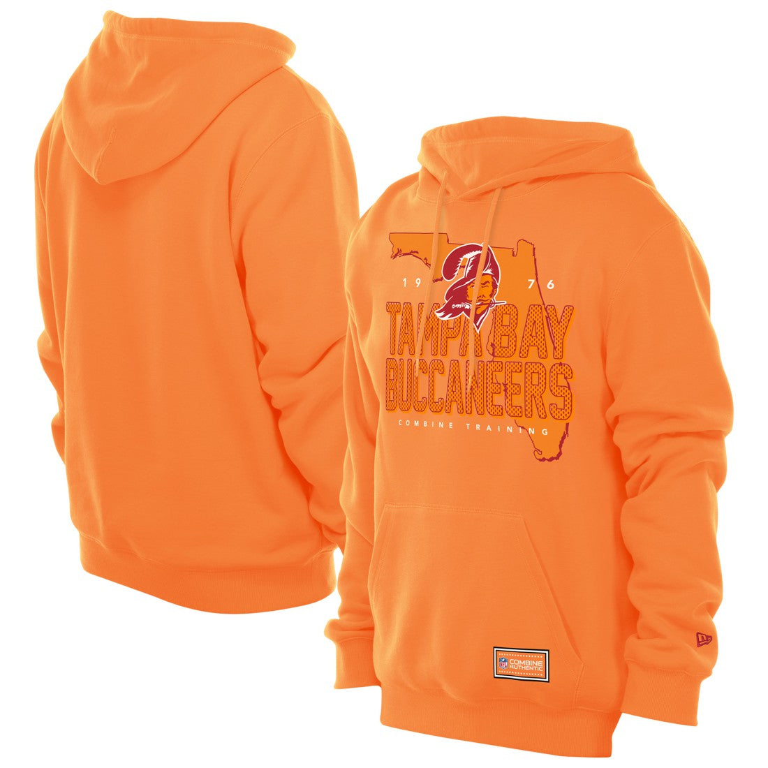 Tampa Bay Buccaneers New Era Combine Authentic Local State Throwback Hoodie Orange | NFL