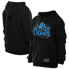 Detroit Lions New Era Combine Authentic Local State Hoodie Black | NFL