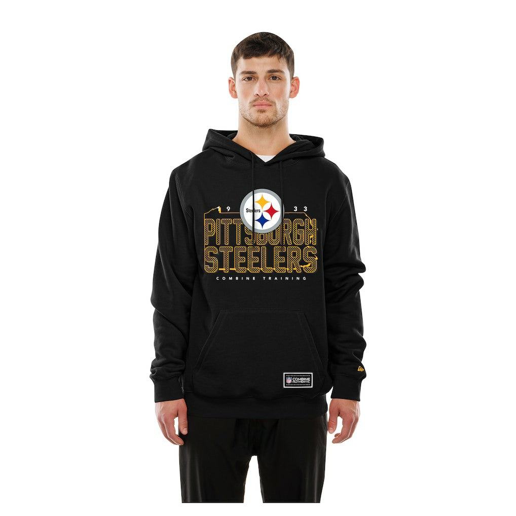 Pittsburgh Steelers New Era Combine Authentic Local State Hoodie Black | NFL