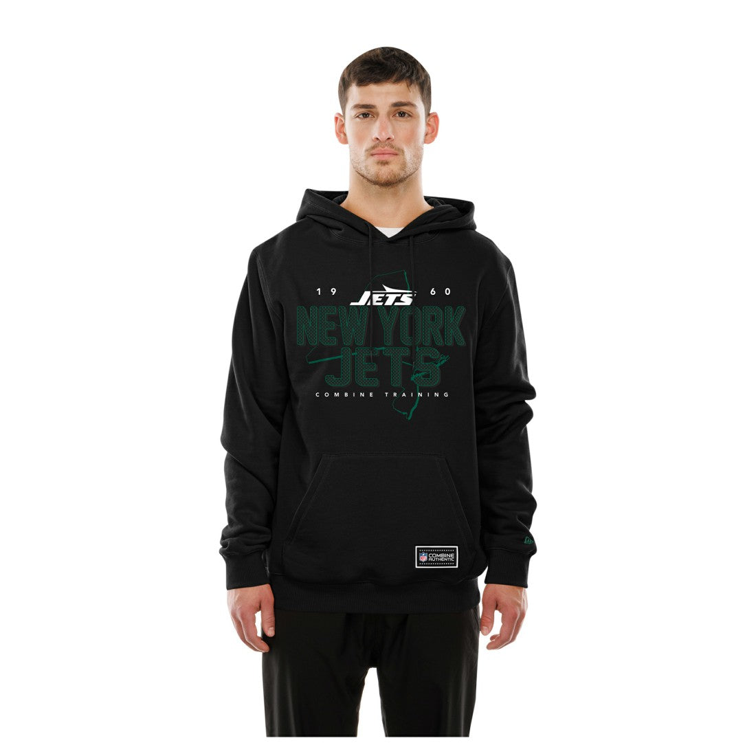 New York Jets New Era Combine Authentic Local State Hoodie Black | NFL