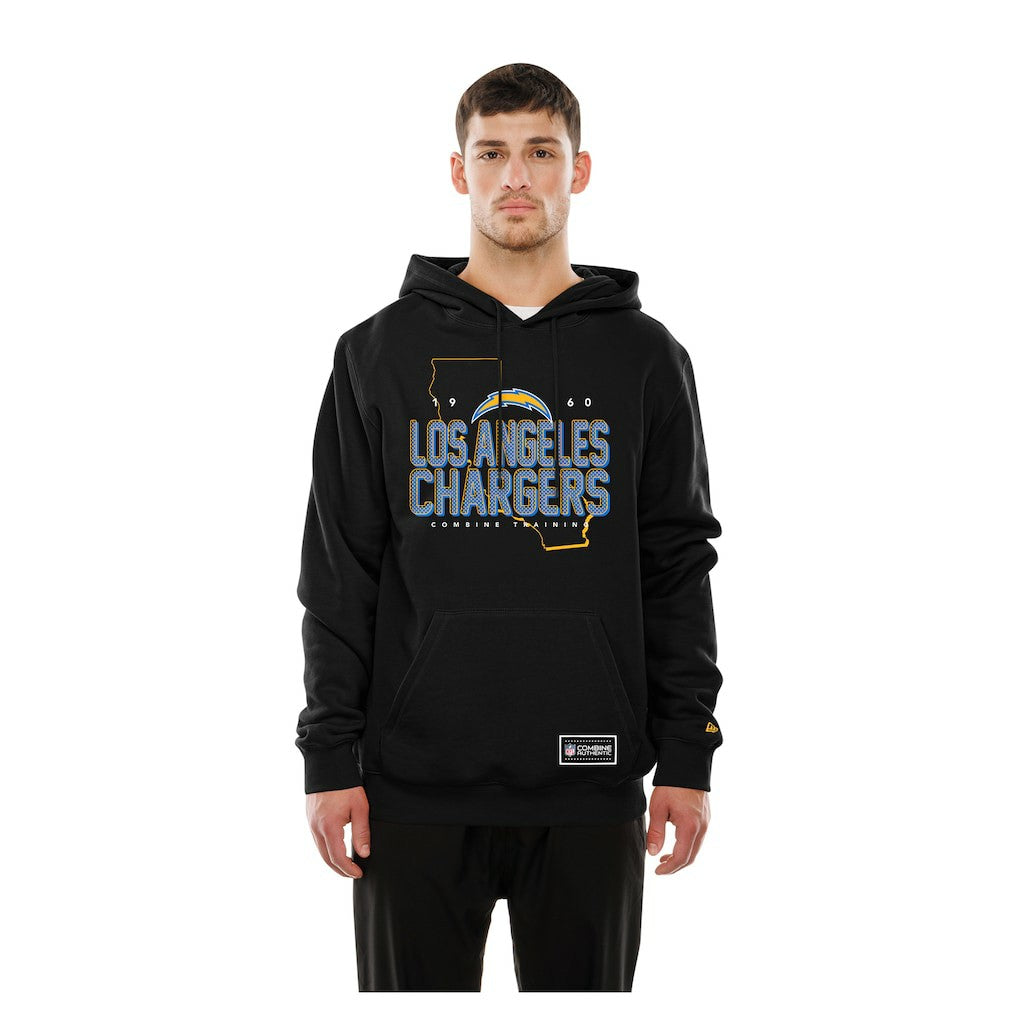 Los Angeles Chargers New Era Combine Authentic Local State Hoodie Black | NFL