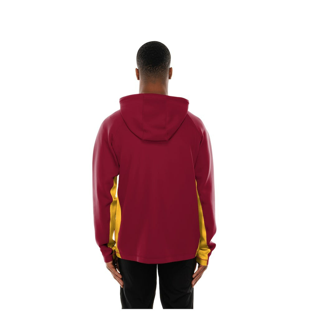 Washington Commanders New Era Combine Authentic Raglan Scuba Full-Zip Hoodie Burgundy | NFL