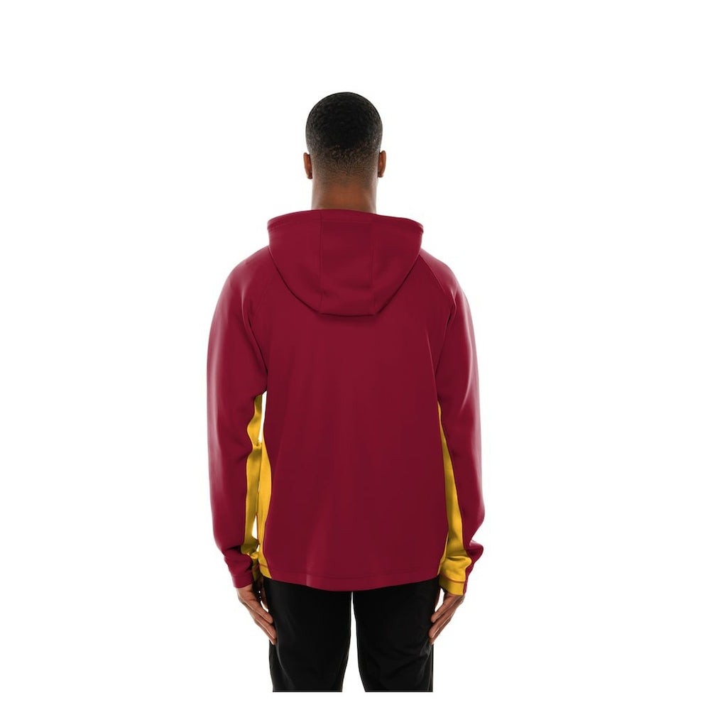 Washington Commanders New Era Combine Authentic Raglan Scuba Full-Zip Hoodie Burgundy | NFL
