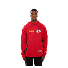 Kansas City Chiefs New Era Combine Authentic Raglan Scuba Full-Zip Hoodie Red | NFL