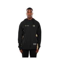 New Orleans Saints New Era Combine Authentic Raglan Scuba Full-Zip Hoodie Black | NFL
