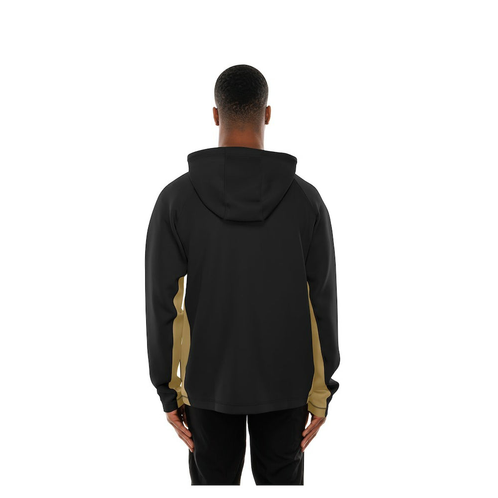 New Orleans Saints New Era Combine Authentic Raglan Scuba Full-Zip Hoodie Black | NFL
