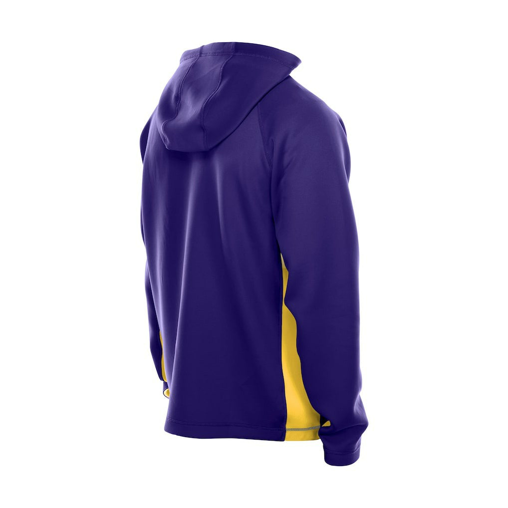 Minnesota Vikings New Era Combine Authentic Raglan Scuba Full-Zip Hoodie Purple | NFL