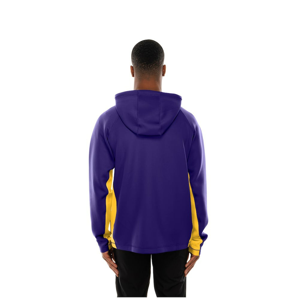 Minnesota Vikings New Era Combine Authentic Raglan Scuba Full-Zip Hoodie Purple | NFL
