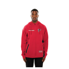 Atlanta Falcons New Era Combine Authentic Raglan Scuba Full-Zip Hoodie Red | NFL