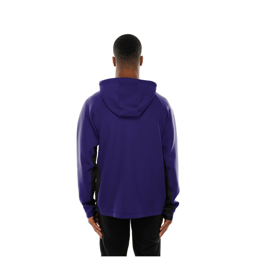 Baltimore Ravens New Era Combine Authentic Raglan Scuba Full-Zip Hoodie Purple | NFL