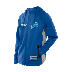 Detroit Lions New Era Combine Authentic Raglan Scuba Full-Zip Hoodie Blue | NFL