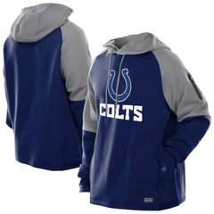Indianapolis Colts New Era Combine Authentic Color Block Raglan Pullover Hoodie Royal | NFL