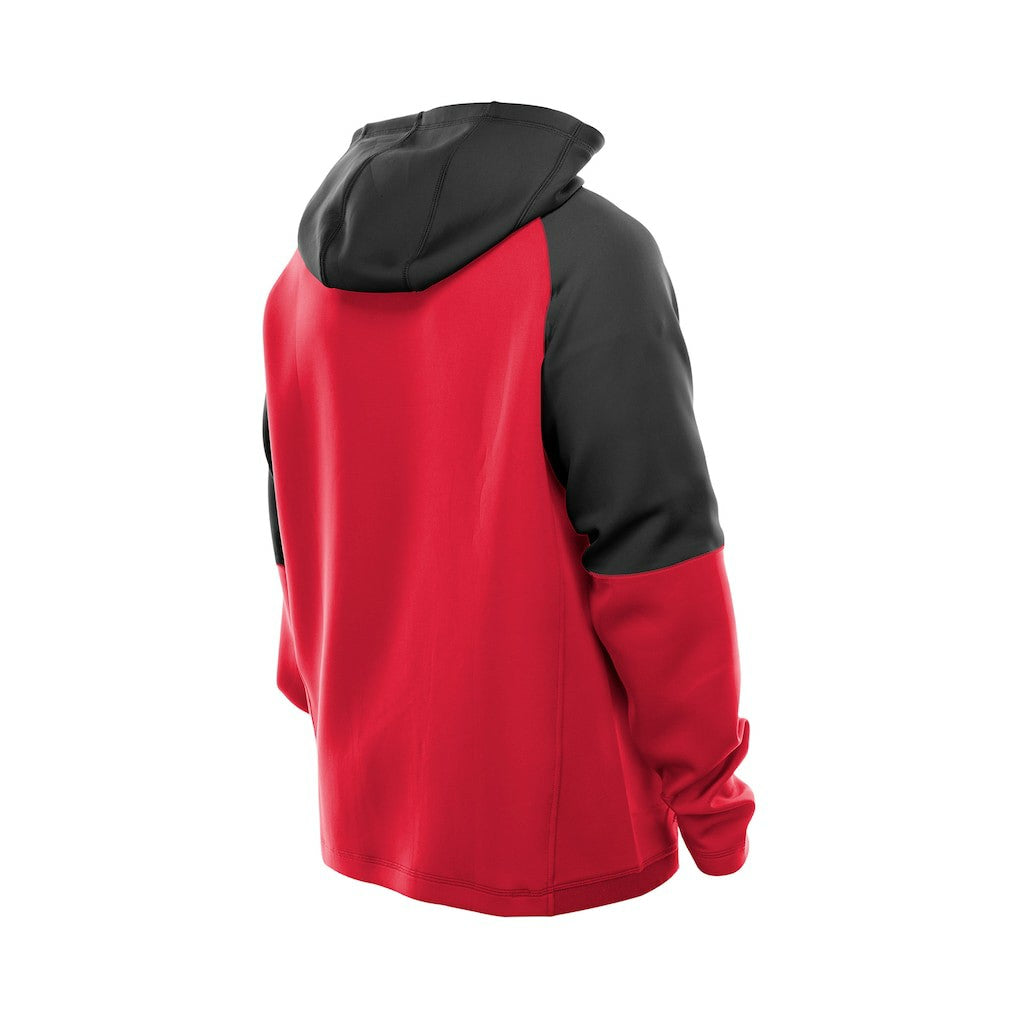 Kansas City Chiefs New Era Combine Authentic Color Block Raglan Pullover Hoodie Red | NFL
