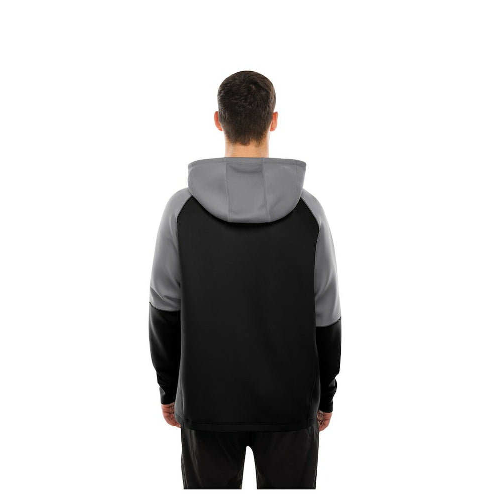 Las Vegas Raiders New Era Combine Authentic Color Block Raglan Pullover Hoodie Black | NFL