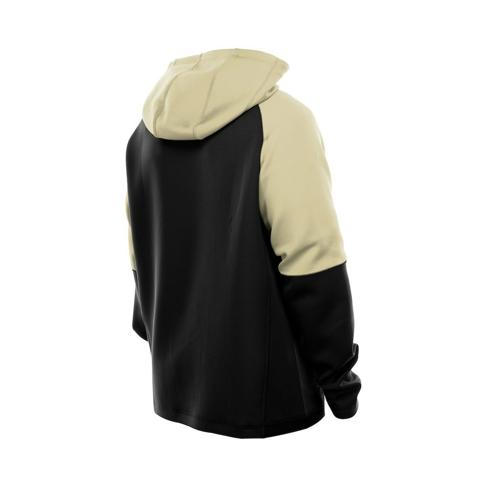 New Orleans Saints New Era Combine Authentic Color Block Raglan Pullover Hoodie Black | NFL