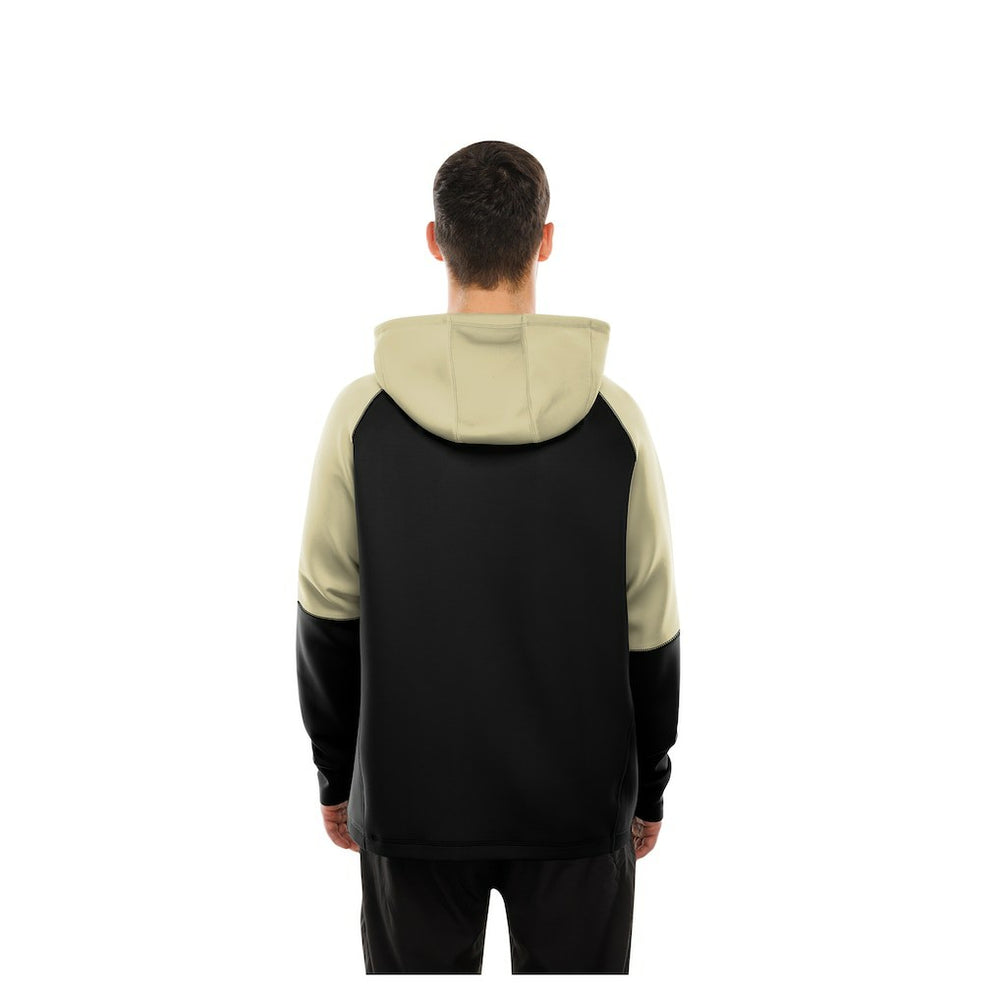 New Orleans Saints New Era Combine Authentic Color Block Raglan Pullover Hoodie Black | NFL